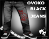 OVOXO Black Jeans