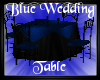 -A- Blue Wedding Table