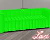 L | neon green couch