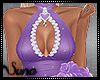 *S*Aziza purple gown