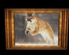 Cougar Print Framed