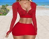 SWS Red Lace Dress RL