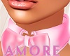 Amore Pinky Bow Collar