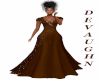 GLIMMER  BROWN GOWN