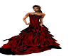 Red Ruffled Gown