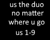us the duo no matter