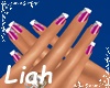 Pink Love Nails