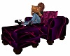 KCL Purple Reading Chair