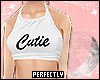 ღ Cutie Shirt White