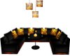 Amber Gold Couch