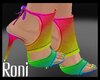 Rainbow heels