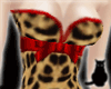 [CS] Leopard Red Dress