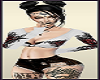 Sexy Emo Goth Black Tat Outfit