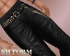 Black Leather Pant M