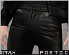P|Leather Pants - Black