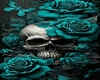 Gothic Skull Rose Club