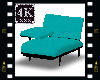 4K Teal Chaise Lounge