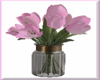 Pink Tulips In A Vase