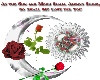 Moon with roses