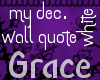 |D| Wall Quote: My Dec.W