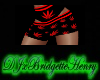 !Red/Blk Weed Skirt!
