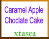 Caramel Apple Choco Cake