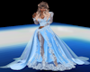 pretty blue gown