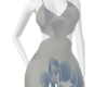 *B* Blue Floral Gown