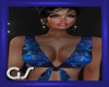 GS Blue Tie Top