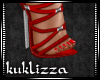 (KUK)summer red heels