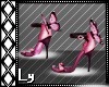 *LY* Butterfly Pink Heel