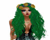 Mardi Gras Green Hair