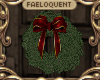 F:~ Yule wreath w/ bow
