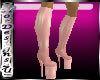 ~H~Latex Boots Lt Pink