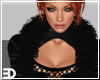 Black Fur Coat Dress