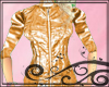 {ss}gold leather jacket