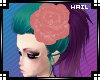 | Hair Flower. Pink