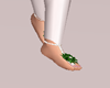 Green Flower Feet