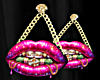 Hustler Lips Earrings