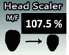 Scaler Head 107.5% M/F