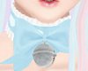 Ruffle Blue Heart Collar