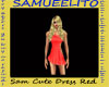 SAM CUTE DRESS RED