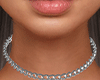 !B Big Cross Choker SLV