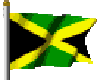 Jamaican flag sticker