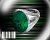 ☣Oval Stone Ring-Green