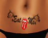 eat me belly tattoo