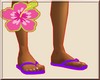~lmm~ Purple Flip flop