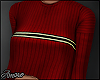 $ Ribbed Wine Sweater