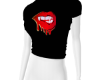 Vamp Kiss Crop Blk