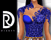 DR- Luxury Blue Kebaya